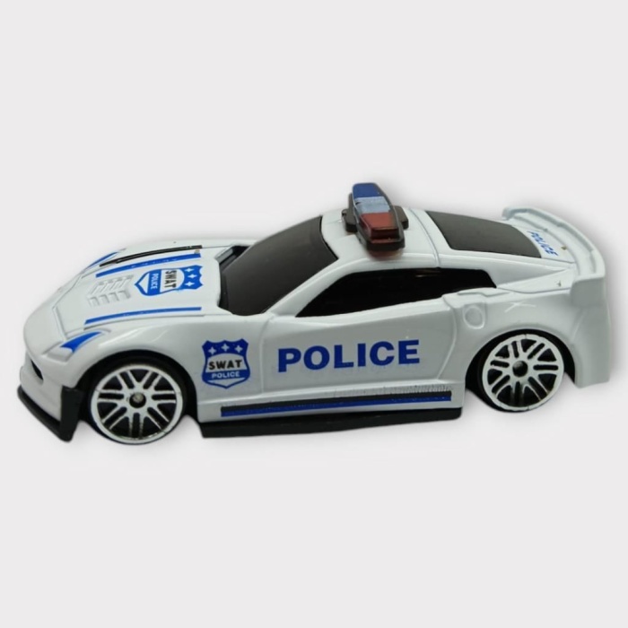 Metal Mini Polis Arabası  8 cm - Polis - 1