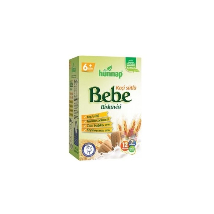 Hünnap Keçisütlü Vitaminli Bebe Bisküvisi 400gr