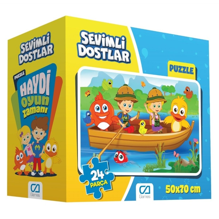 Games Sevimli Dostalar Puzzle 24 Parça