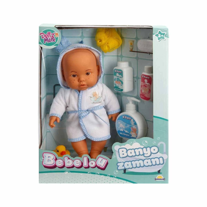 Sunman Bebelou Banyo Zamanı Bebek 35 Cm