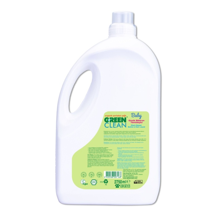 Green Clean Baby Bitkisel Emzik Biberon Temizleyici 2750ml