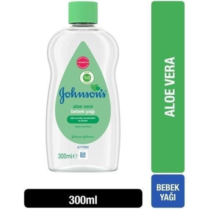 Johnsons Baby Bebe Yağı 300ml Aloe Vera