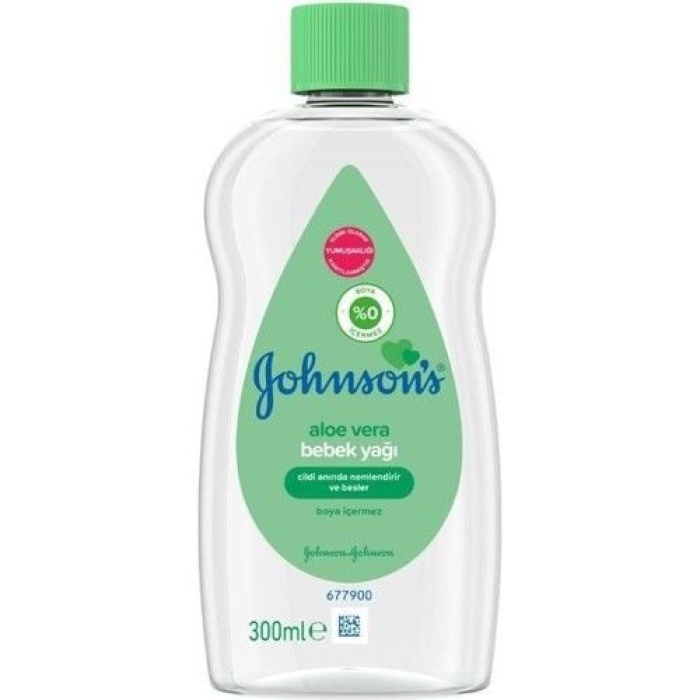 Johnsons Baby Bebe Yağı 300ml Aloe Vera