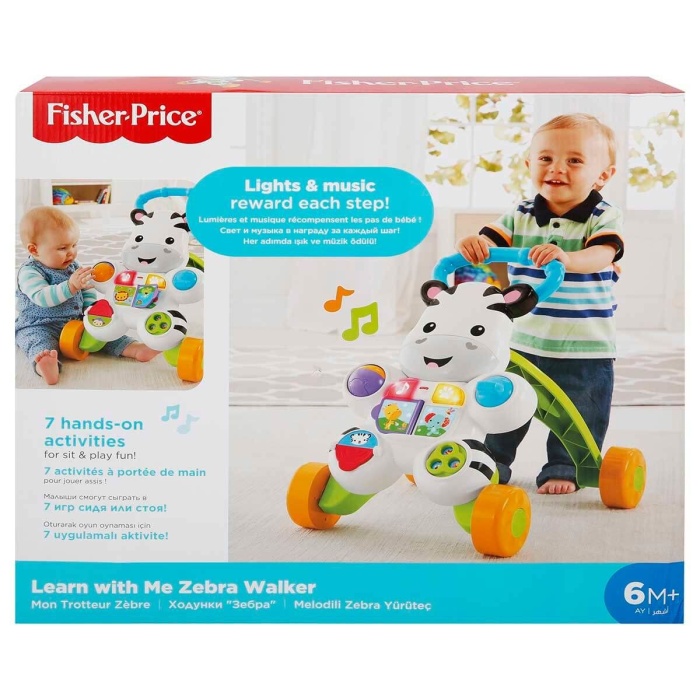 Fisher Price Melodili Zebra Yürüteç DLD80