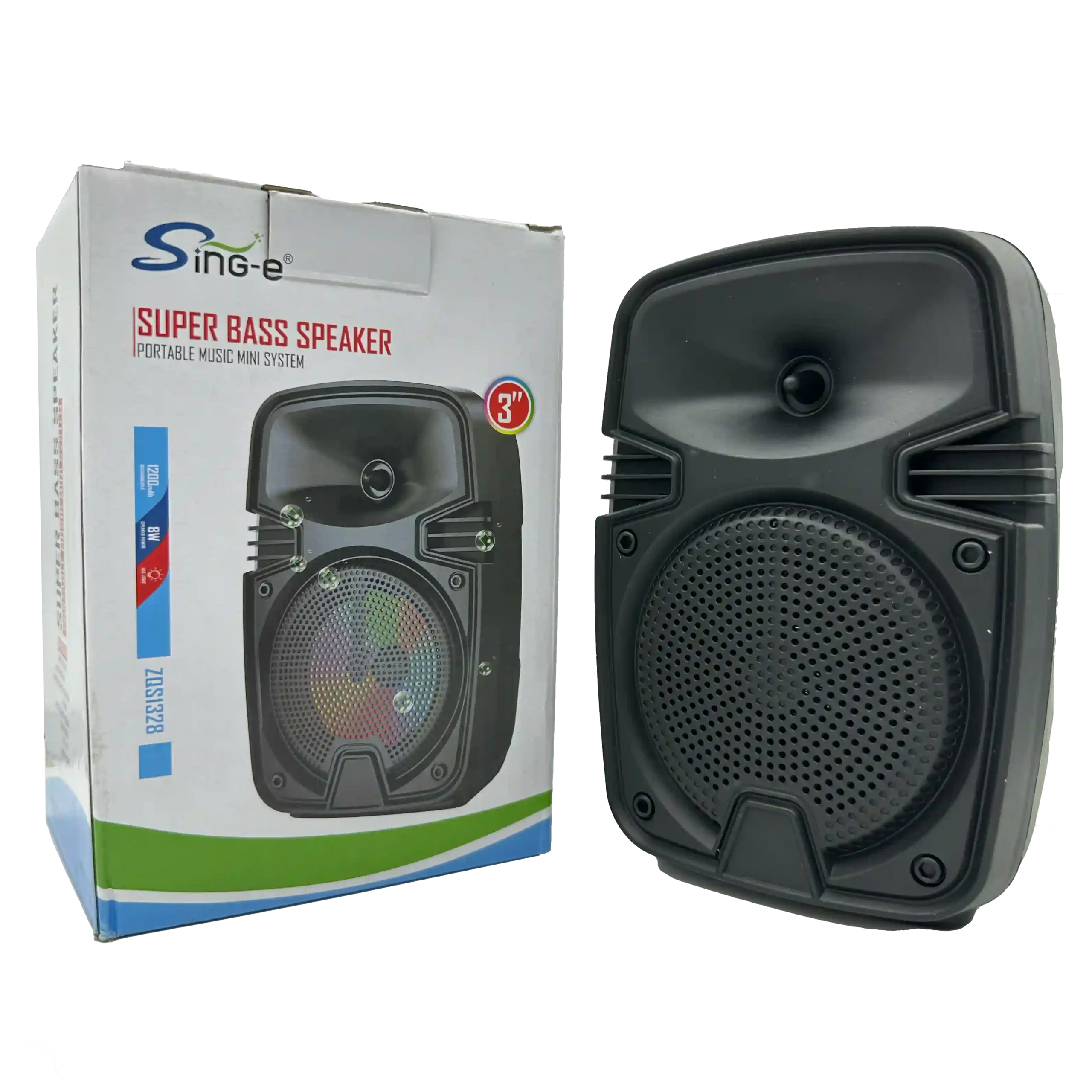 17 Cm Fm Bluetooth Super Bass Höparlör Sing-E Zqs1328