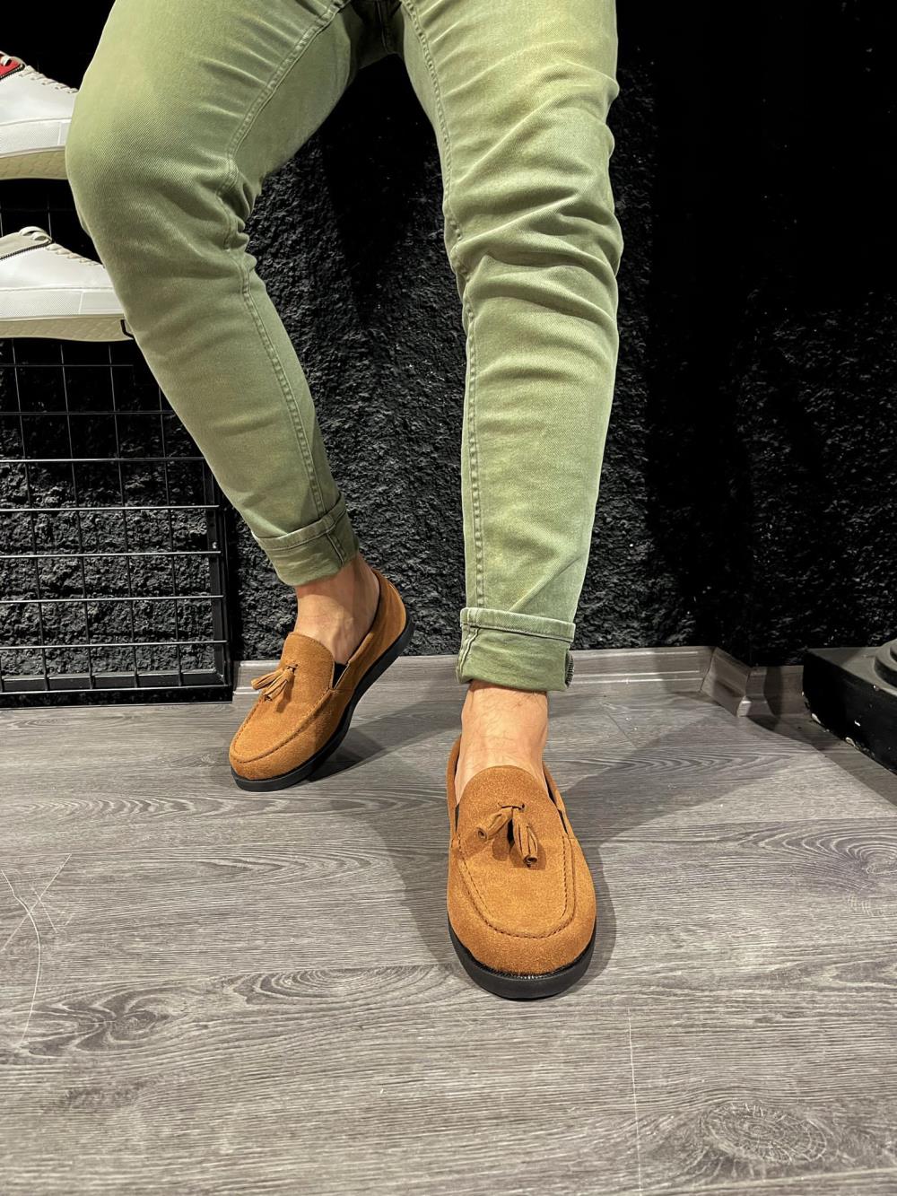 Loafer Erkek Ayakkabı 007 Taba