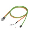 6FX3502-7CD01-1BA0 S200 DUAL CABLE 10 MT DE  (FRENSİZ KABLO) (4X0.75/3X2X0.25) SH20/30/40