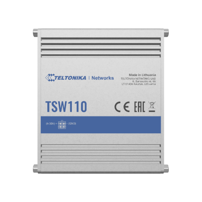 TSW110 TELTONIKA 5 PORT 10/100/1000 PORT SWITCH