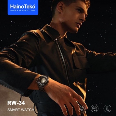 HainoTeko RW-34 Kavisli Amoled Erkek Akıllı Saati 3 Kordonlu