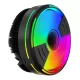 Tornado Rainbow 17 Modlu Ufo CPU İşlemci Fanı Intel AMD Uyumlu 130x130x95mm CPU Fan