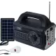 NS-S90LS MÜZİK KUTUSU SOLAR ŞARJLI PİLLİ BT/FM/USB/SD/AUX FENERLİ