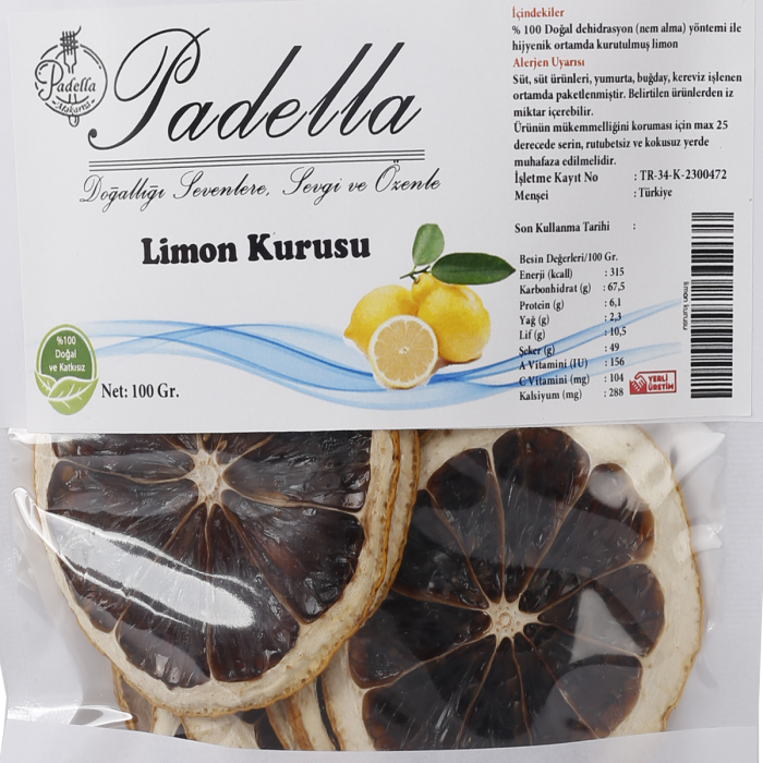 Limon Kurusu 100 Gr