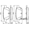 FREN BALATASI ARKA SWIFT 10- SX4 CROSS 13- VITARA 15- - MANDO MBF015268