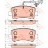 ARKA FREN BALATASI MASTER III MOVANO B 2.3CDTI 07 - 10- TEK TEKER - TRW GDB1903