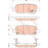 ARKA FREN BALATASI NISSAN QASHQAI J10 07-13 XTRAIL 07-13 PARTHFINDER 13-- KOLEOS 08-- JUKE 10--SUZUKI GRAND VITARA 08-- - TRW GDB3507