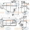 RADYATOR YEDEK SU DEPOSU W124 93-95 S124 93-96 C124 93-97 A124 93-98 - BEHR 8MA376755-171