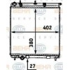 MOTOR SU RADYATORU P1007 C2 C3 C3 II DV4TD 1.4 HDI 8V C3 II 1.6HDI C3 1.4HDI 16V 06-10 405.5×378.6×27 - BEHR 8MK376718-634