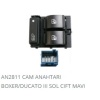 CAM KALDIRMA ANAHTARI SOL ÇIFTLI MAVI PEUGEOT BOXER- FIAT DUCATO III 2006-2015 - AN-2811