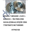 ÖN FREN  DISK AYNASI SOĞUTMALI TAKIM 238MM RENAULT MEGANE- CLIO-KANGOO 4 BIJON - HTP42105