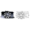 FAN MOTORU FORD FOCUS 1 6I-1 6TI 2003-2007 - RFM1870