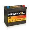 AKU 12V 45 AH NS60 238x129x227 DAR TAM KAPALI  TIRNAKLI - KRAFTVOLL 18010003