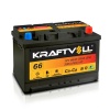 AKU 12V 66 AH LB3 278×175×175 TAM KAPALI ALÇAK - KRAFTVOLL 18010009