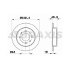 ARKA FREN DISKI AYNASI DUZ MITSUBISHI CARISMA 1995-2006 VOLVO - S40 95-- V40 95-- DUZ 260MM - BRAXIS AE0579