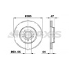 ON FREN DISK AYNASI MONDEO III 1.8 - 2.0 - 2.2 00-07 JAGUAR X TYPE 01-09 OLCU 300 X 24 X 5 BIJON H - BRAXIS AE0049