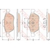 ON FREN BALATASI LAGUNA III 2.0-2.0T 16V-1.5DCI-2.0DCI 10-07---LAGUNA 2.0 16V-3.5 V6-2.0DCI-3.0DCI - TRW GDB1787