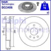 ARKA FREN DISKI CIFTLI PAKET OPEL ASTRA- COMBO- CORSA- CORSA VAN- MERIVA- ZAFIRA - DELPHI BG3406