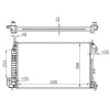 MOTOR RADYATORU VECTRA C 2.0I-2.0 DTI 02+ 650x398x32 - ORIS BOP141032