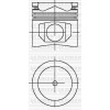 PISTON+SEGMAN 130.00MM STD MERCEDES AXOR 1836-3236-ACTROS 1841-1844-1848-1851-OM501-OM502LA-OM541-OM542 EURO 4-5 - YENMAK 31-04680-000