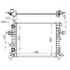 MOTOR RADYATORU 600x368x26 ASTRA H 1.4-1.6 OTOMATIK - ORIS BOP154026