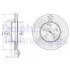 ON FREN DISK E-CLASS W211 E 220 CDI 02---06 - E 220 CDI T-MODELL 06---09 - E 200 KOMPRESSOR - DELPHI BG3755C