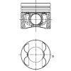 PISTON + SEGMAN STD. OM651.9. 83mm W204 08-14 C218 11-17 W212 09-16 W166 15-18 W221 11-13 VITO W639 10- SPRINTER 906 09- - KOLBEN 40776600