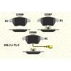 FREN BALATA ÖN VW BEETLE. CADDY III. GOLF V. VI. JETTA III. IV. PASSAT.SKODA FABIA. SEAT LEON. - KL23587-203-05-ANS-KD13