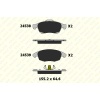 FREN BALATA ÖN PEUGEOT 5008. PARTNER. PARTNER TEPEE-BERLINGO-CITROEN C4. C4 II. C4 PICASSO. DS4. DS5 - KL24538-180-05-ANS-KD13