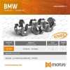 KRANK MILI 4 BALTA B37 - BMW 1.5 DIZEL 3 SILINDIR - GUCLENDIRILMIS - MOTUS 1303