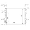 MOTOR SU RADYATORU VOLVO XC90 I AT  620×528×42 05-14 - NRF 550019