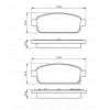 ARKA FREN BALATASI ASTRA J CRUZE MOKKA - BOSCH 0986495259