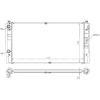 MOTOR RADYATORU TRANSPORTER II 2.5TDI 95-03 ABL AET AAC ACV AJT AJA APL - ORIS BVW902032