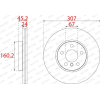 FREN DISKI ON BMW F45 F46 MINI F54 F60 - FERODO DDF2637C