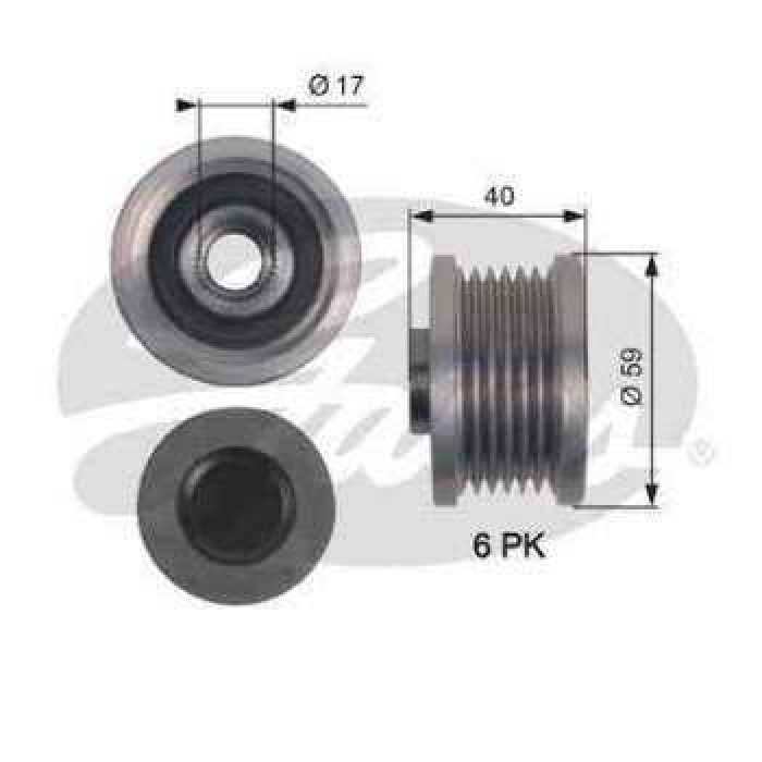 ALTERNATOR KASNAGI ASTRA J INSIGNIA ADAM ZAFIRA TOURER C AVEO CRUZE - GATES OAP7144