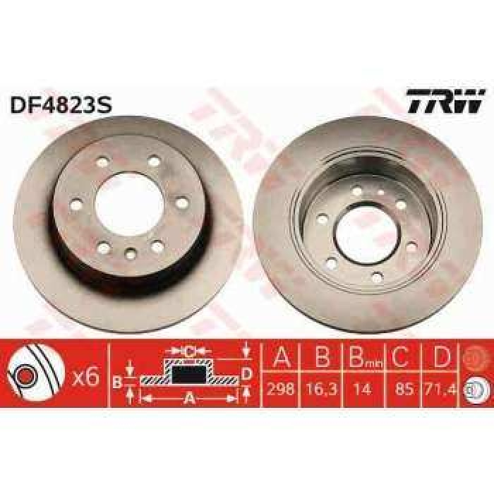 ARKA FREN AYNASI VW CRAFTER YM - TRW DF4823S