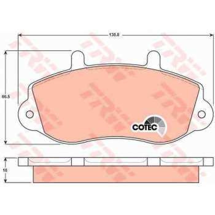 ON FREN BALATASI MASTER P28D-P30D-P35D-T28D-T30D-T35D 98- - MOVANO 2.5-2.8 TUM MODELLER 98- - TRW GDB1380