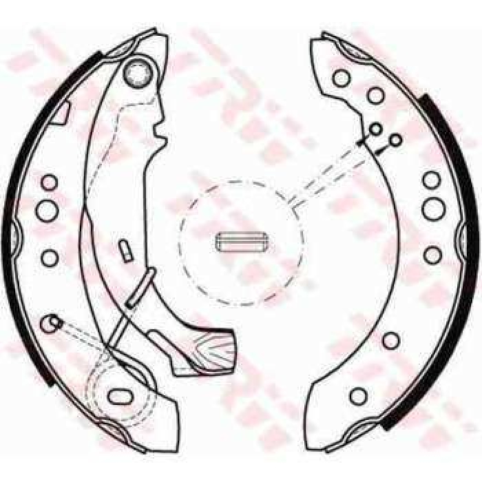 ARKA FREN BALATASI PABUC P107 1.4-1.4HDI 04-05--C2 1.1-1.4-1.4HDI 09-03--C3 1.1I-1.4HDI-1.4I 02-02-- - TRW GS8467