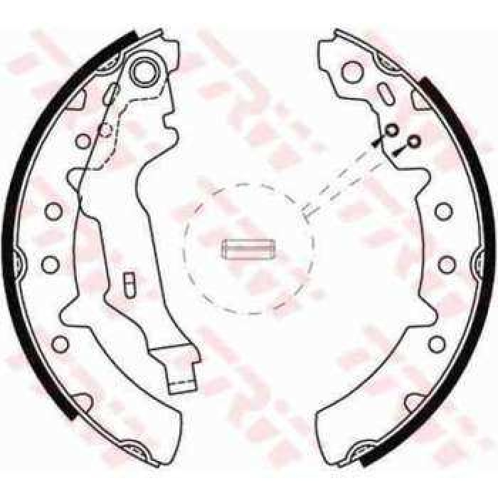 ARKA FREN BALATASI PABUC COROLLA E11 1.4-1.6-1.9D-CARINA E-CORONA SEDAN 99-02 - TRW GS8603