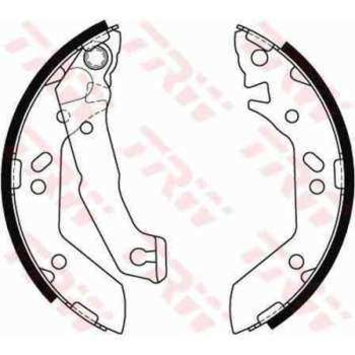 ARKA FREN BALATASI PABUC KAMPANA GENIS TIP HYUNDAI HYUNDAI ACCENT 1.3 1.5. 1.6 2000-2005 EXCEL 1990-1994 - TRW GS8684