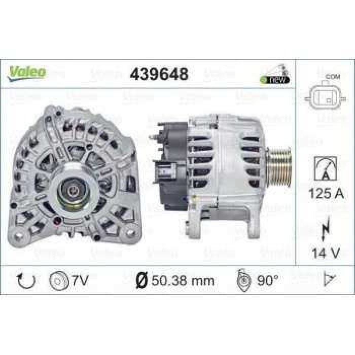 ALTERNATOR MEGANE III-SCENIC III 1.9 DCI - VALEO 439648