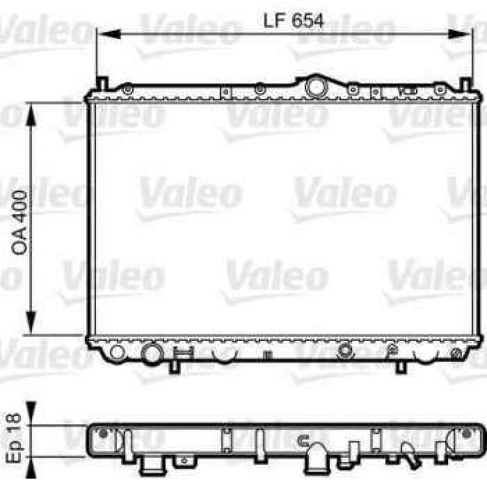 RADYATOR VOLVO S40-V40 M.CARISMA - VALEO 732524